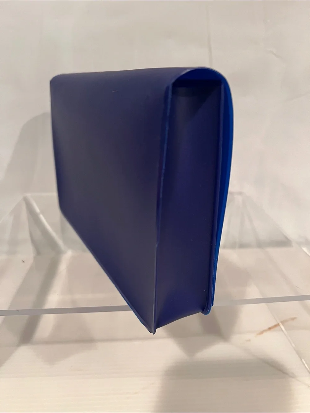 Augustinus Bader Royal Blue Silicone Cosmetic Clutch